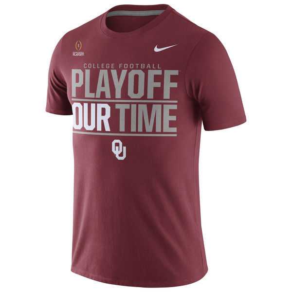 Oklahoma Sooners Nike 2016 College Football Playoff Bound Our Time WEM T-Shirt - Crimson,We sell and wholesale Oklahoma Sooners Nike 2016 College Football Playoff Bound Our Time WEM T-Shirt - Crimson on line form chian!